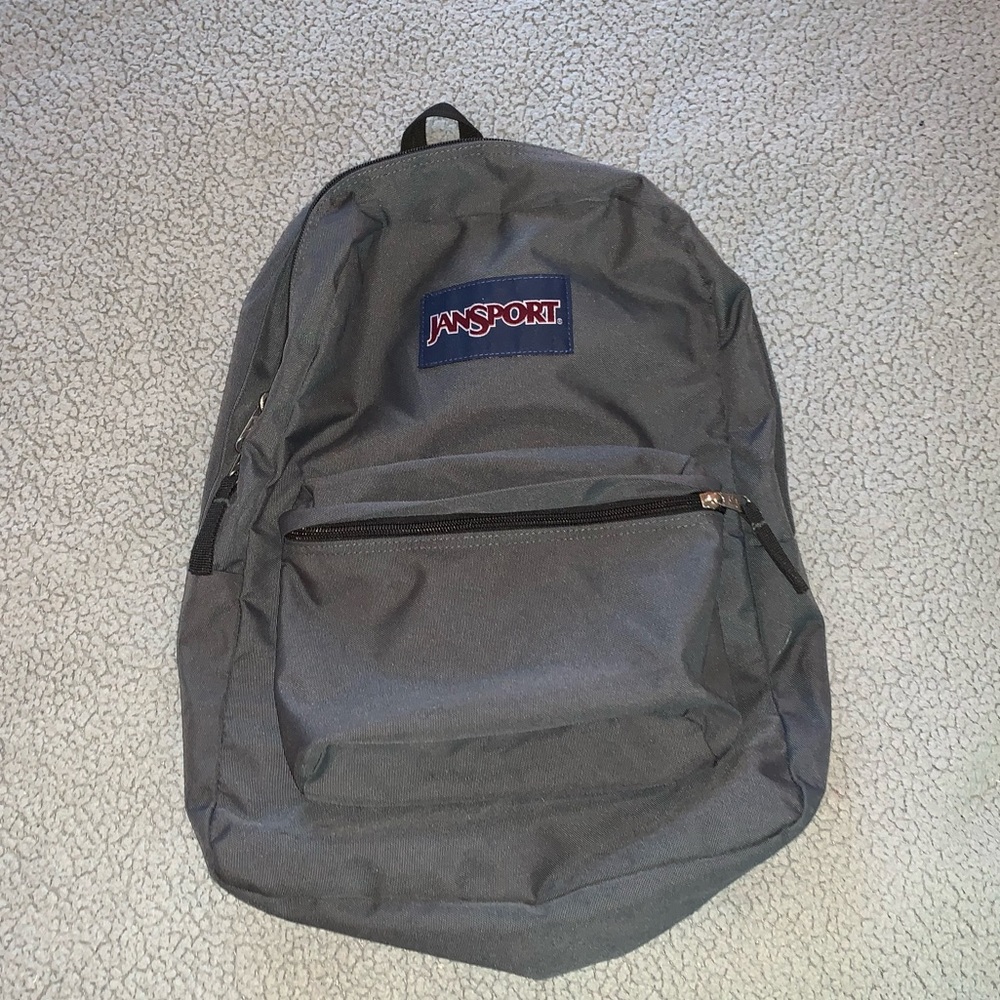 Jansport Superbreak Plus Backpack Gray - image 2
